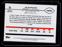 2024 Topps Chrome Jim McMahon Chicago Bears #18 - back
