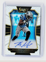 2016 Panini Select Football Rookie Signatures Keyarris Garrett Auto #RS-KG /199 - front