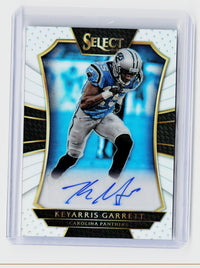 2016 Panini Select Football Rookie Signatures Keyarris Garrett Auto #RS-KG /199 - front