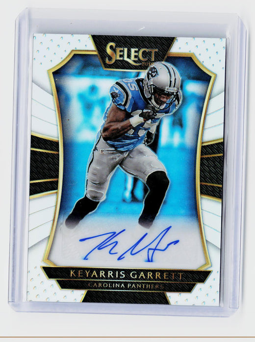 2016 Panini Select Football Rookie Signatures Keyarris Garrett Auto #RS-KG /199 - front