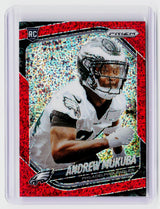 2025 Panini Prizm Football Andrew Mukuba RC #330 Philadelphia Eagles - front
