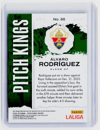 2025-26 Panini Pitch Kings LaLiga Momentum Álvaro Rodríguez #86 Elche CF - back
