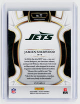 2025 Panini Select Football Jamien Sherwood Concourse #77 New York Jets - back