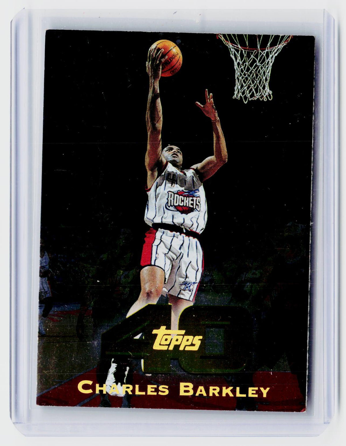 1997 Topps 40 Charles Barkley T40-26 Houston Rockets - front