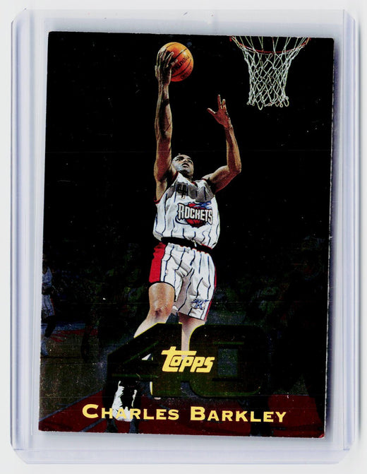 1997 Topps 40 Charles Barkley T40-26 Houston Rockets - front