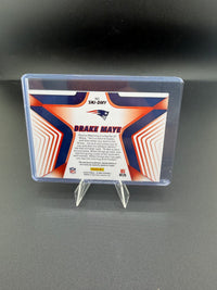 2025 Panini Score Football Drake Maye Rookie Jumbo Swatch Patriots - back