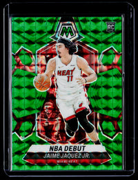 2023-24 Panini Mosaic NBA Debut Jaime Jaquez Jr. Rookie #267 Green - front