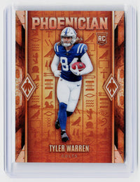 2025 Panini Phoenix Football Tyler Warren Rookie Card #16 Indianapolis Colts - front