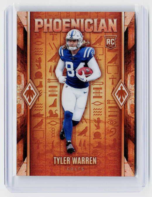 2025 Panini Phoenix Football Tyler Warren Rookie Card #16 Indianapolis Colts - front