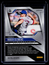2025 Panini Prizm Baseball Roger Clemens Checkerboard #145 58/99 - back
