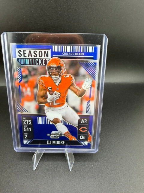2024 Panini Contenders Optic Season Ticket DJ Moore #9 Bears - front