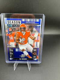 2024 Panini Contenders Optic Season Ticket DJ Moore #9 Bears - front