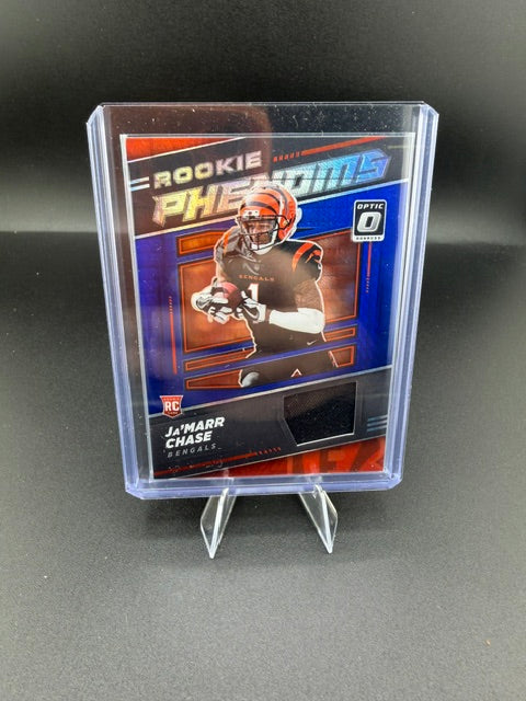 2021 Ja'marr Chase Donruss Optic Rookie Phenoms Patch Rookie - front