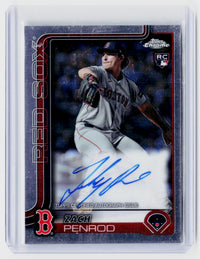 2025 Topps Chrome Zach Penrod Rookie Autograph RC RA-ZAP Boston Red Sox - front