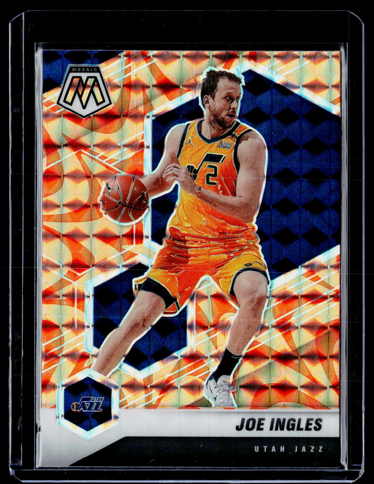 2020-21 Panini Mosaic Basketball Joe Ingles #8 Utah Jazz - front