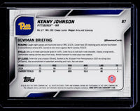 2025 Topps Bowman Chrome Kenny Johnson #87 /275 - back
