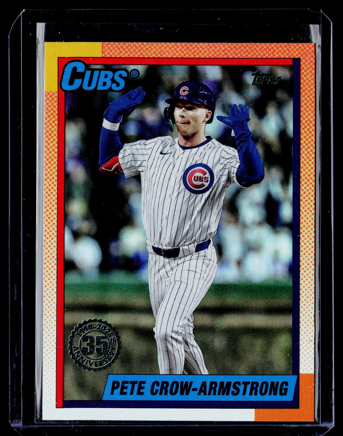 2025 Topps Update 1990 Topps 35th Anniversary Pete Crow-Armstrong U90-7 Cubs - front