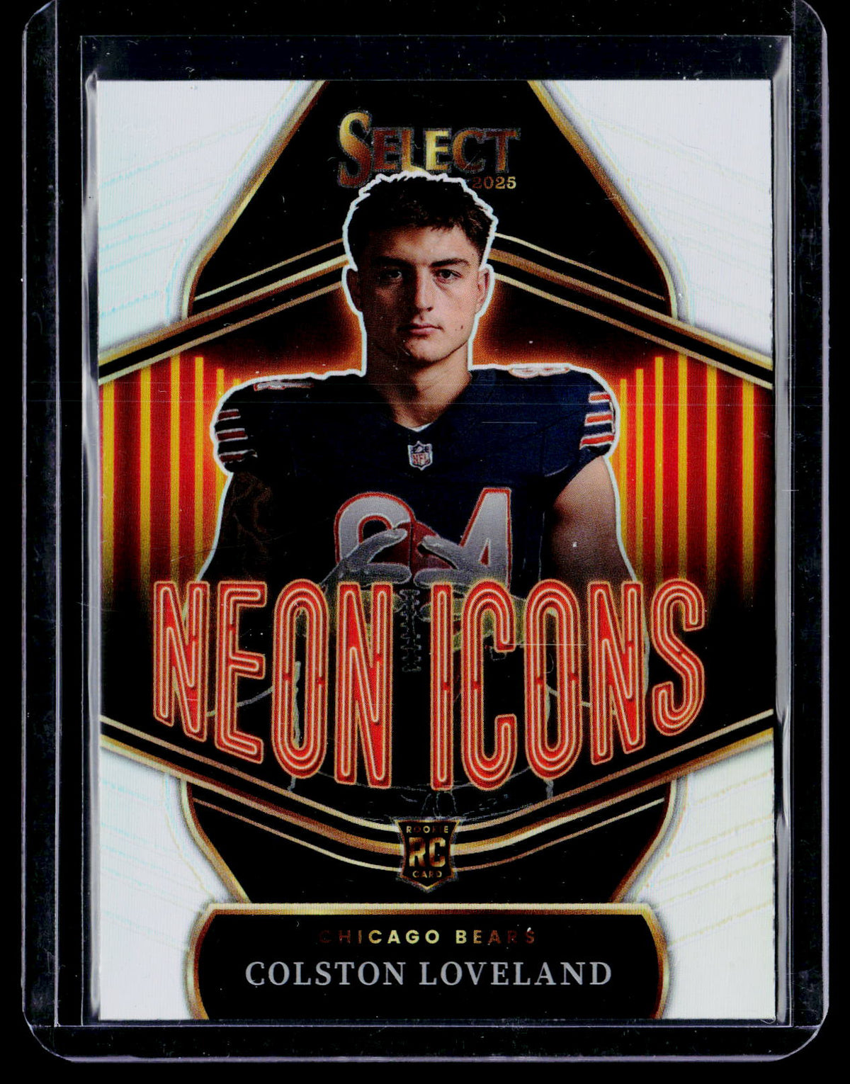 2025 Panini Select Football Mega Icons Colston Loveland #3 Chicago Bears Rookie - front