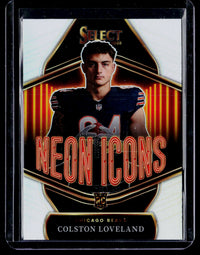 2025 Panini Select Football Mega Icons Colston Loveland #3 Chicago Bears Rookie - front