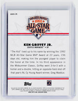 2025 Topps MLB All-Star Game Greats Ken Griffey Jr. ASGG-29 - back
