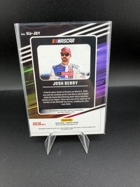 2025 Panini Donruss Racing Suited Up Swatches Josh Berry Red SU-JBY /99 - back