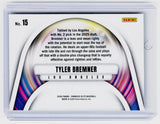 2026 Panini Donruss Elite Baseball Pitch Velocity Tyler Bremner #15 Los Angeles Angels - back