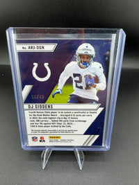 2025 Panini Phoenix Ascension Rookie Jersey Autographs D.J. Giddens ARJ-DGN /49 - back