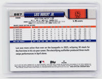 2026 Topps Chrome Holiday Luis Robert Jr. #267 New York Mets - back