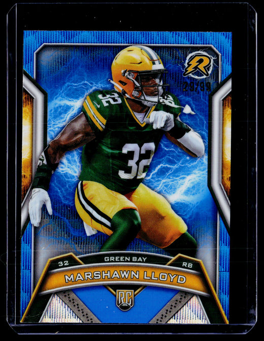 2025 Topps Resurgence MarShawn Lloyd Blue Rookie #132 29/99 - front