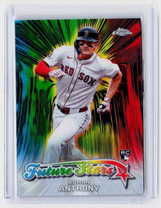 2026 Topps Chrome Future Stars FS-8 Roman Anthony RC Boston Red Sox - front