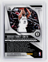 2024-25 Panini Prizm Green Prizm #108 Dorian Finney-Smith Brooklyn Nets - back