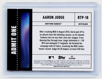 2026 Topps Chrome Big Ticket Player BTP-18 Aaron Judge New York Yankees - back