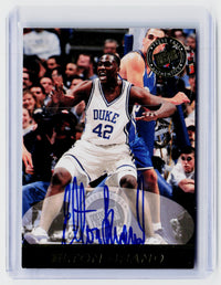 1999 Press Pass Certified Authentic Elton Brand Duke Autographed Card - front