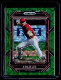 2023 Panini Prizm Baseball Ben Joyce Green Prizm Rookie #60 /75 - front