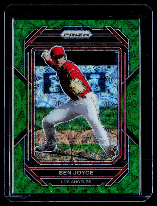2023 Panini Prizm Baseball Ben Joyce Green Prizm Rookie #60 /75 - front