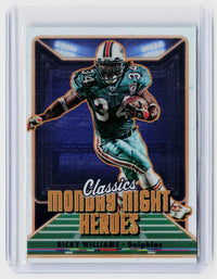 2022 Panini Classics Football Monday Night Heroes Ricky Williams MN-8 Miami Dolphins - front