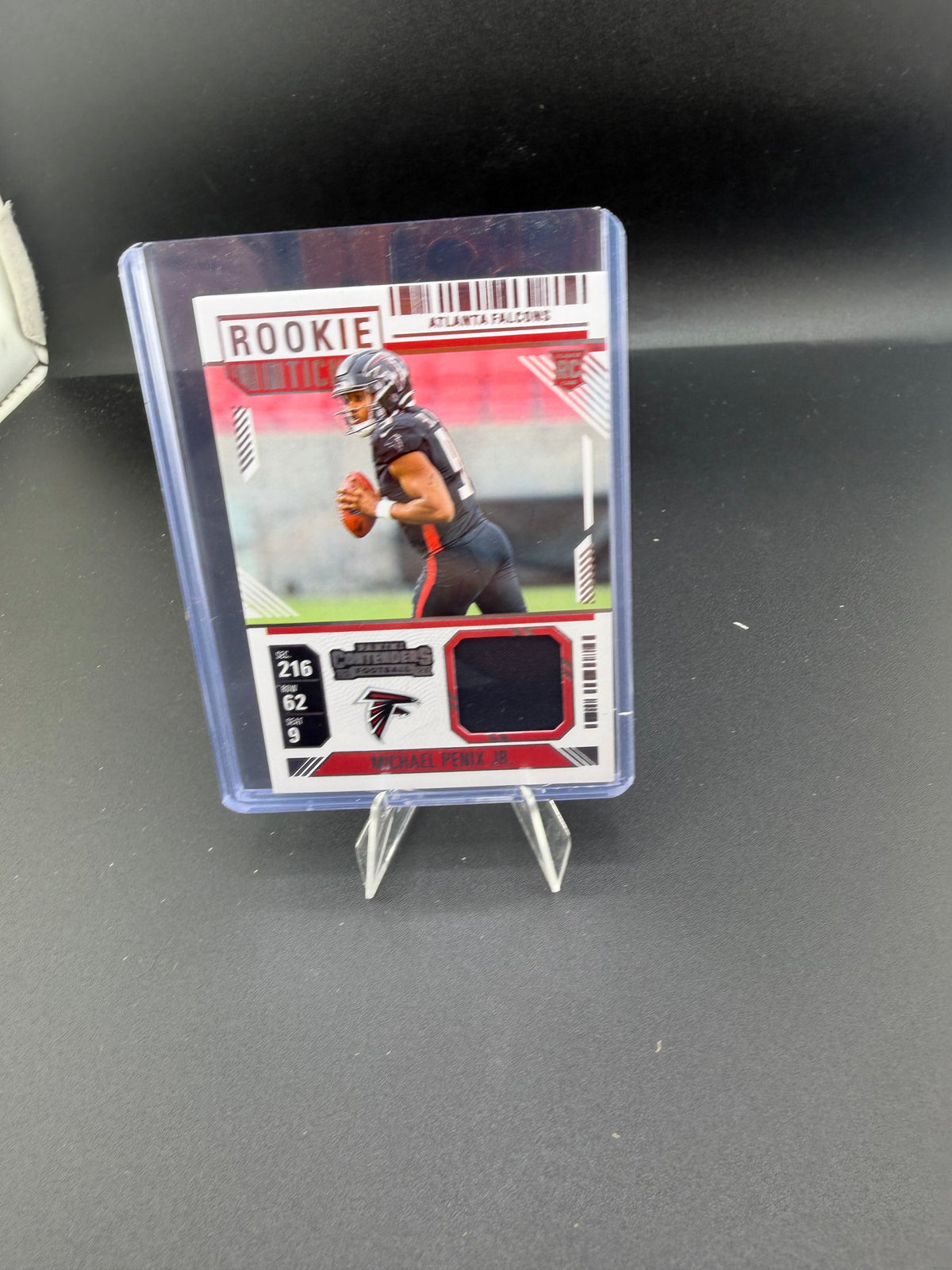 2024 Panini Contenders Rookie Ticket Swatches Michael Penix Jr. Atlanta Falcons - front