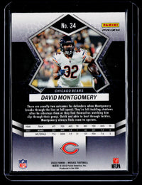 2022 Panini Mosaic Football David Montgomery #34 Chicago Bears - back