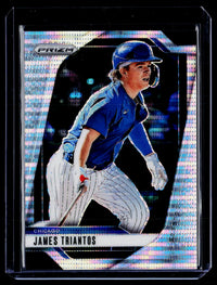 2025 Panini Prizm Baseball James Triantos #200 Pulsar Prizm 012/499 - front