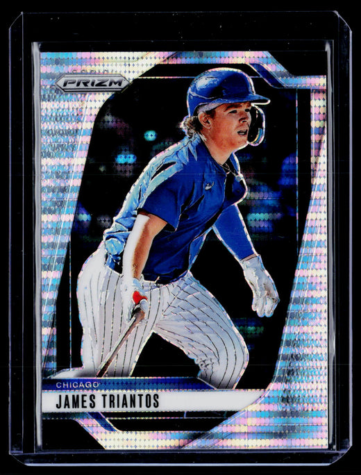 2025 Panini Prizm Baseball James Triantos #200 Pulsar Prizm 012/499 - front