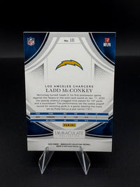 2025 Panini Immaculate Collection Ladd McConkey Gold Rookie #18 /10 - back