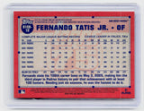 2026 Topps Chrome 1991 Topps Baseball Chrome Fernando Tatis Jr. #91CB-12 San Diego Padres - back