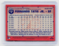 2026 Topps Chrome 1991 Topps Baseball Chrome Fernando Tatis Jr. #91CB-12 San Diego Padres - back