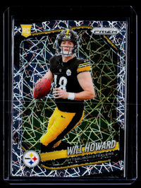 2025 Panini Prizm Football Will Howard RC #367 Pittsburgh Steelers - front