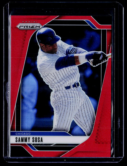 2025 Panini Prizm Baseball Sammy Sosa Red Prizm #134 /299 Cubs - front