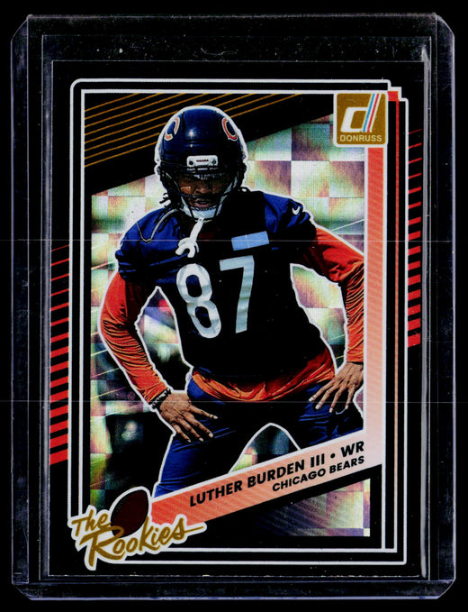 2025 Panini Donruss The Rookies Luther Burden III #40 Chicago Bears - front
