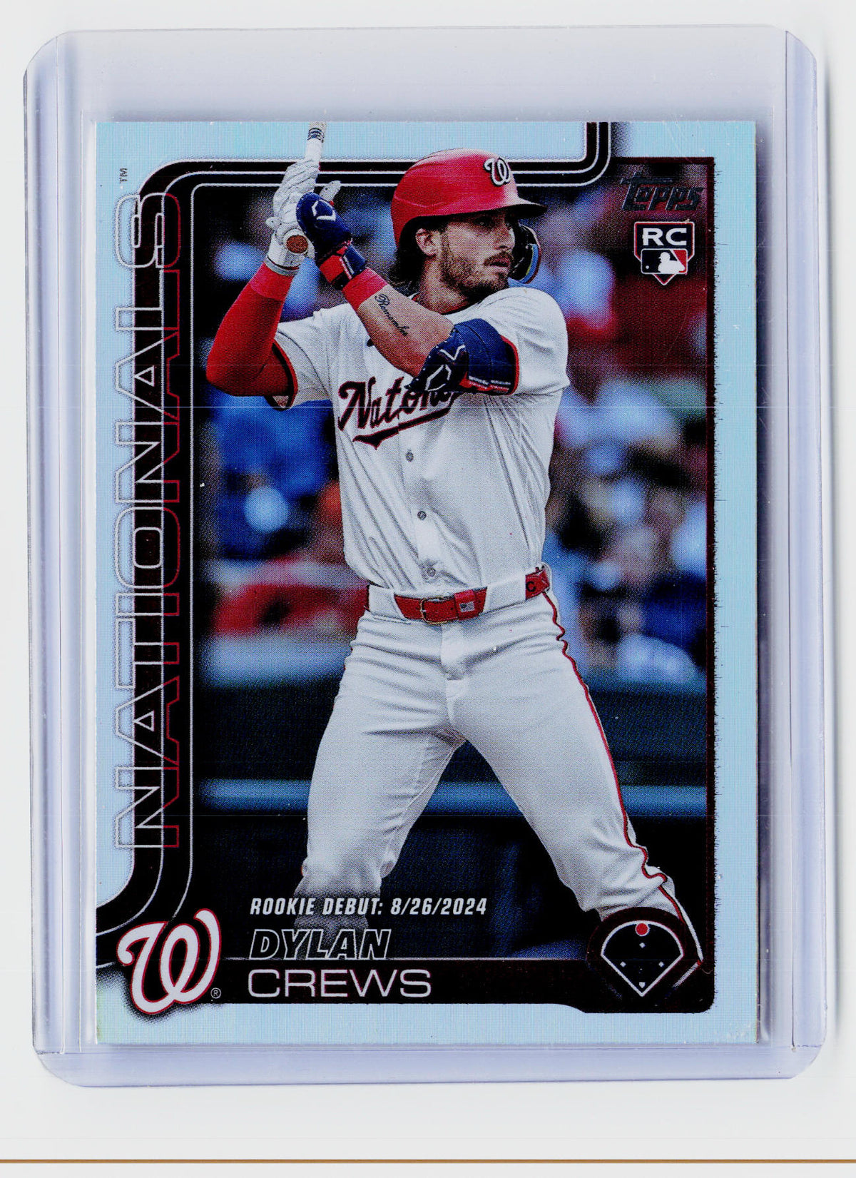 2025 Topps Update Series Dylan Crews RC #US223 Washington Nationals - front