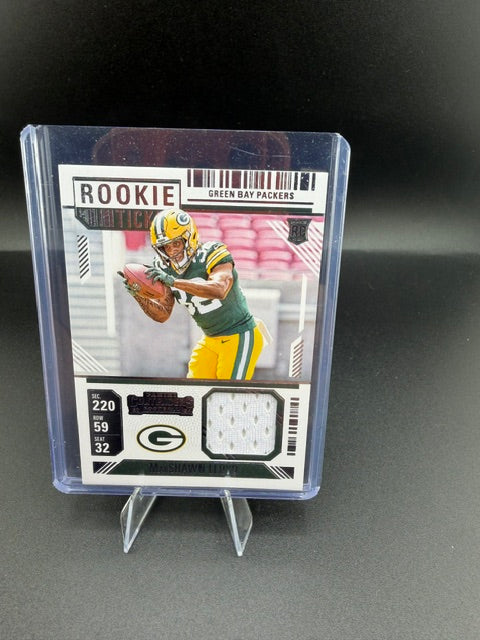 2024 Panini Contenders Rookie Ticket Swatches MarShawn Lloyd RC #RTS-MLD - front