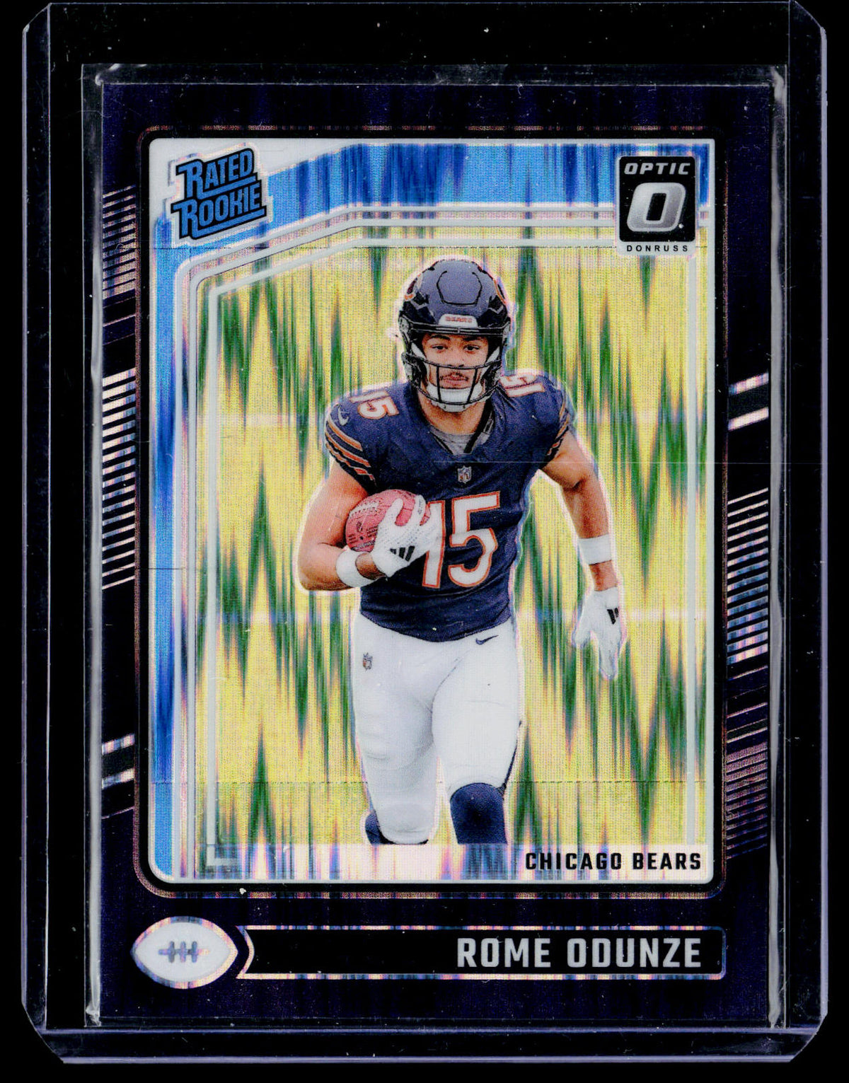 2024 Panini Donruss Optic Football Rated Rookie Rome Odunze #286 Chicago Bears - front