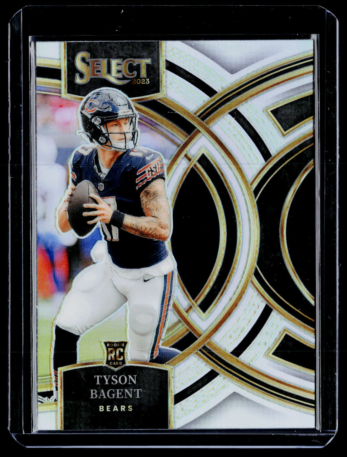 2023 Panini Select Football Premier Rookie Tyson Bagent #123 Chicago Bears - front